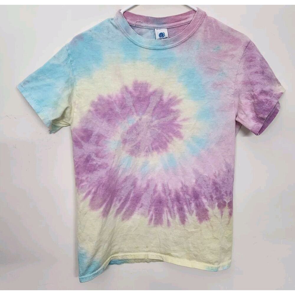 Colortone Tie Dye 100% Cotton Short Sleeve T-shirt Adult Small 1321